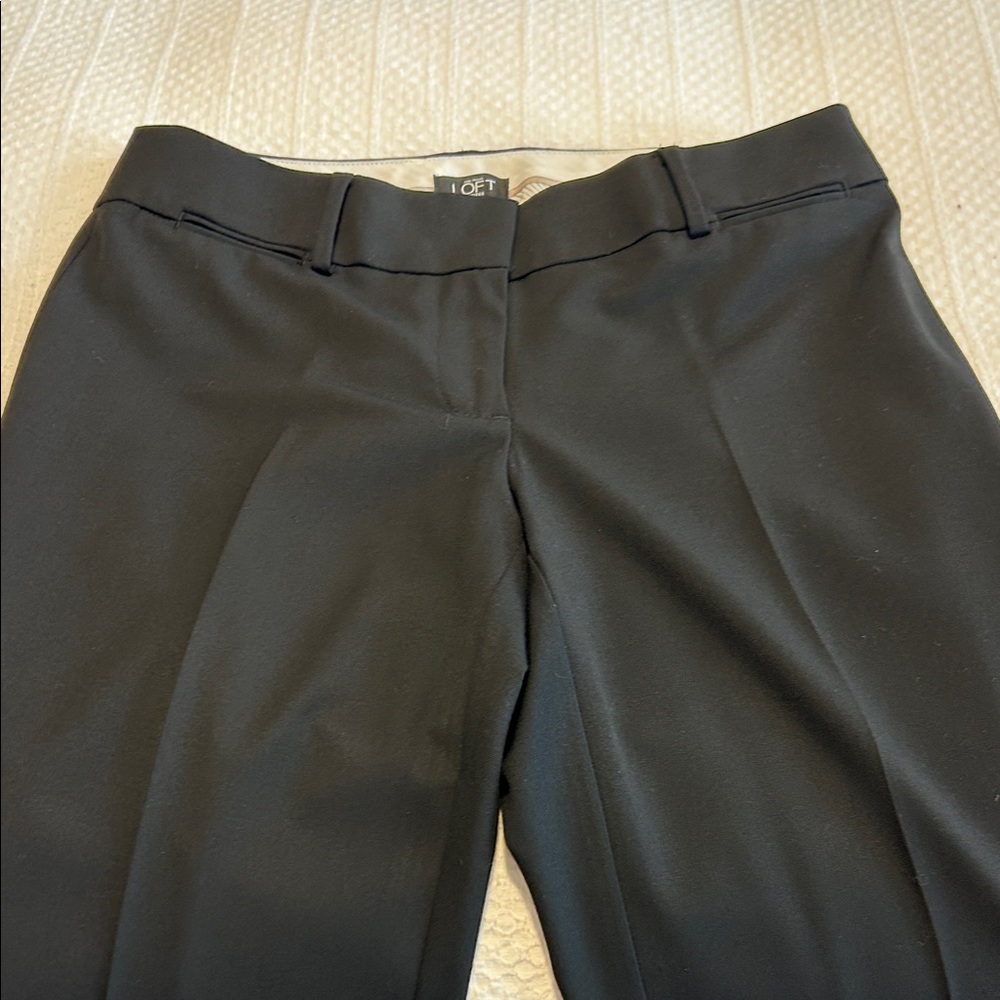 LOFT Black Boot Cut Pants. 2 pair